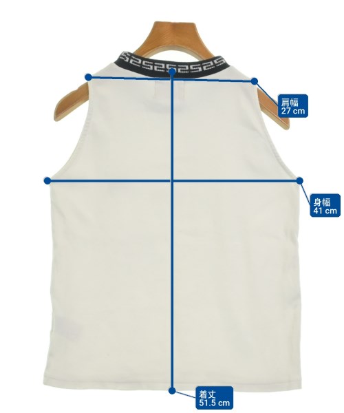 STUSSY（ステューシー）ノースリーブ 白 サイズ:S レディース/2200715636022