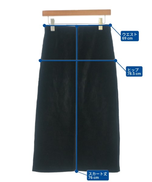 STUSSY（ステューシー）ロング・マキシ丈スカート 黒 サイズ:S レディース/2200679929086