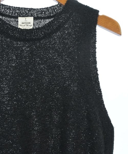 Vendor Things（ベンダーシングス）ベスト 黒 サイズ:F レディース/2200630461204