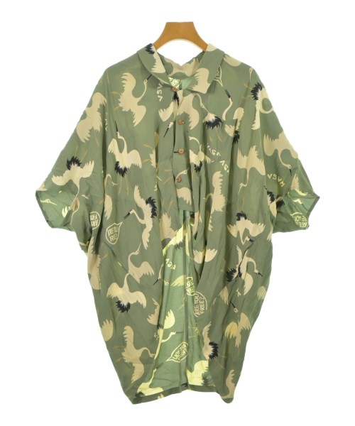 visvim(ヴィズヴィム)カジュアルシャツ 緑 サイズ:0(XS位)/2200642792051