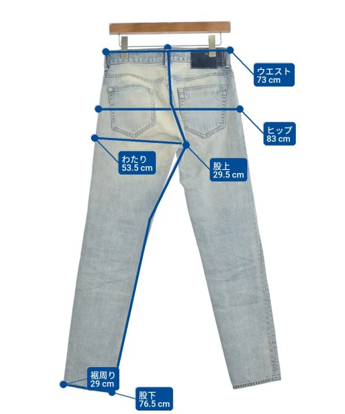visvim（ヴィズヴィム）デニムパンツ 青 サイズ:-(M位) レディース/2200678986325