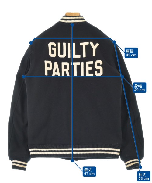 WACKO MARIA（ワコマリア）スタジャン 黒 サイズ:M レディース