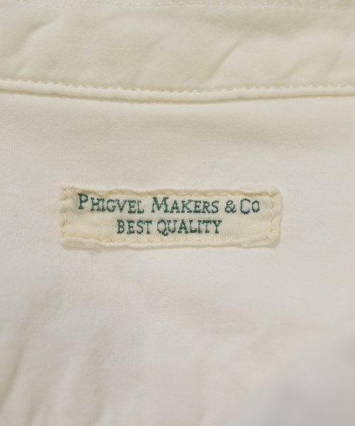 PHIGVEL（フィグベル）カジュアルシャツ 白 サイズ:4(XL位) メンズ/2200633017224