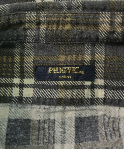 PHIGVEL（フィグベル）カジュアルシャツ グレー サイズ:2(M位) メンズ/2200639558202