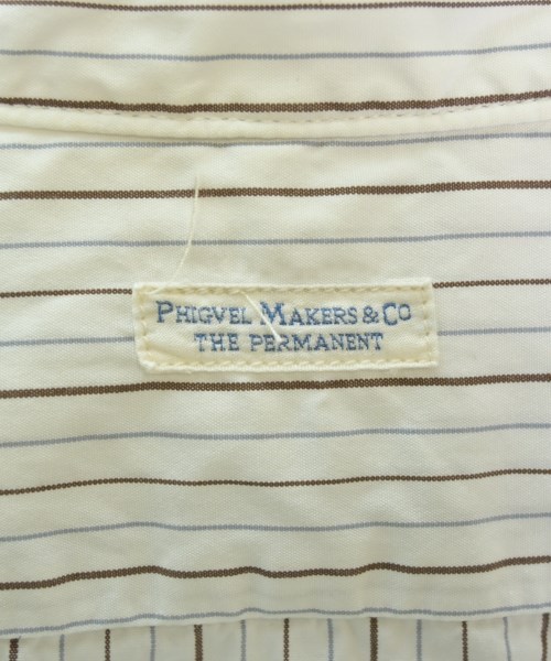 PHIGVEL（フィグベル）カジュアルシャツ 白 サイズ:3(L位) メンズ/2200624533061