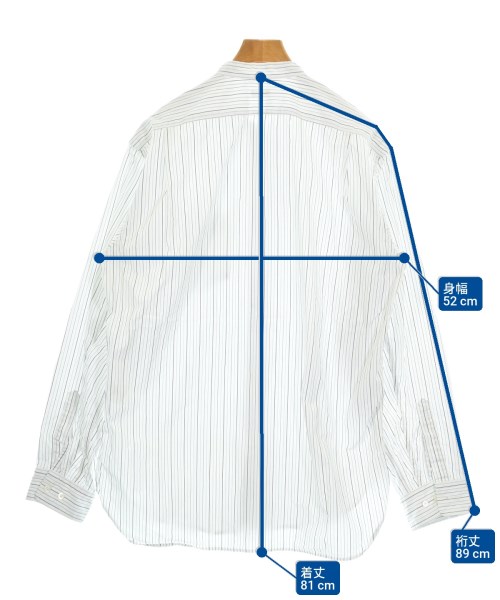 PHIGVEL（フィグベル）カジュアルシャツ 白 サイズ:3(L位) メンズ/2200624533061