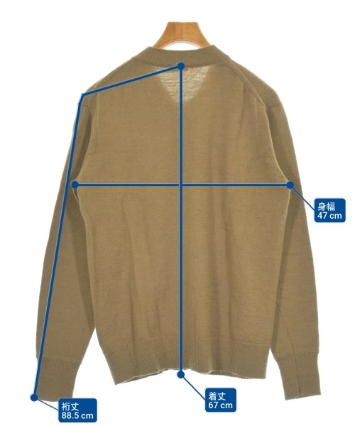 PHIGVEL（フィグベル）カーディガン 茶 サイズ:3(L位) メンズ/2200625763313