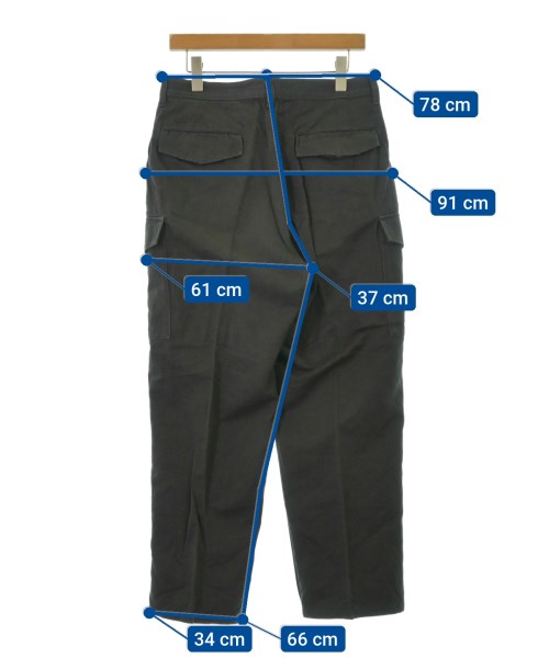 PHIGVEL（フィグベル）カーゴパンツ 黒 サイズ:2(M位) メンズ/2200534475031