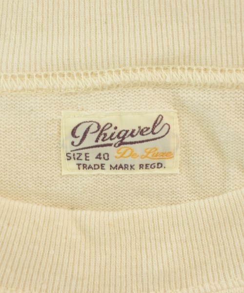 PHIGVEL（フィグベル）Tシャツ・カットソー 白 サイズ:3(L位) メンズ/2200607598292
