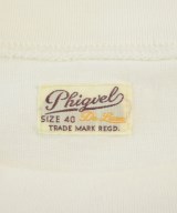 PHIGVEL（フィグベル）Tシャツ・カットソー 白 サイズ:3(L位) メンズ/2200607598315