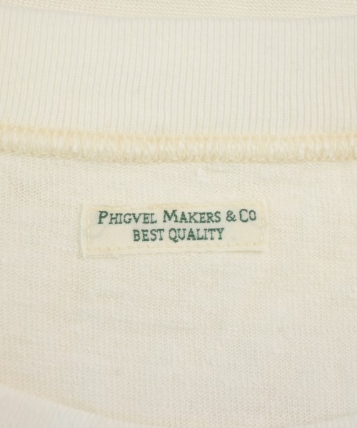 PHIGVEL（フィグベル）Tシャツ・カットソー 白 サイズ:4(XL位) メンズ/2200607598346
