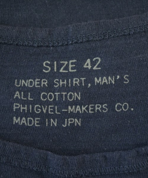 PHIGVEL（フィグベル）Tシャツ・カットソー 紺 サイズ:42(XS位) メンズ/2200691262215
