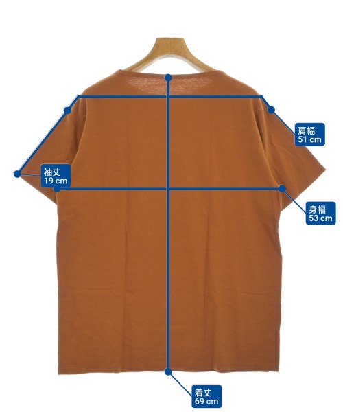 PHIGVEL（フィグベル）Tシャツ・カットソー オレンジ サイズ:42(XS位) メンズ/2200691262222