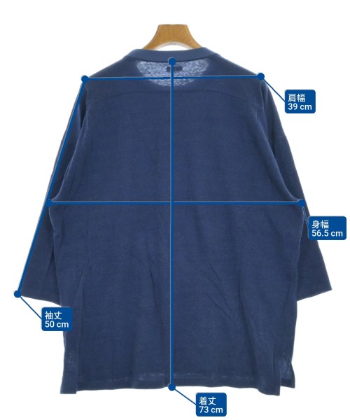 PHIGVEL（フィグベル）Tシャツ・カットソー 青 サイズ:4(XL位) メンズ/2200691262444