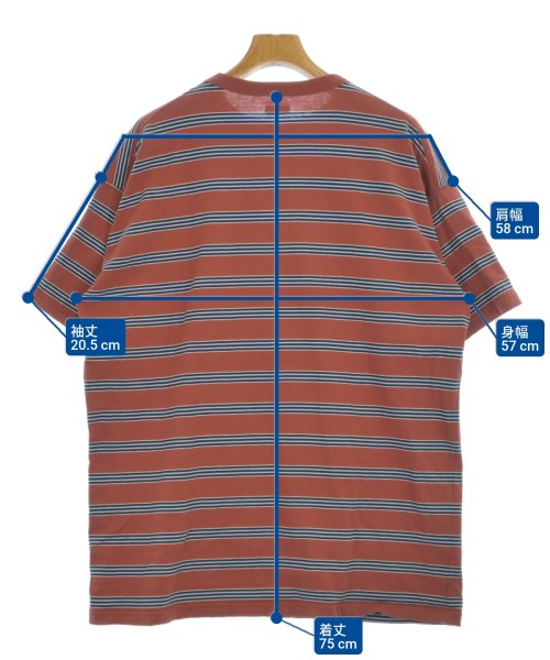 PHIGVEL（フィグベル）Tシャツ・カットソー 赤 サイズ:4(XL位) メンズ/2200691262451