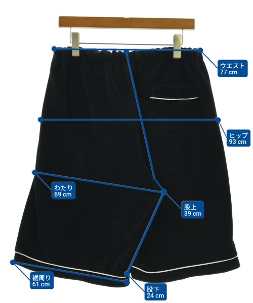 PHIGVEL（フィグベル）ショートパンツ 黒 サイズ:XL メンズ/2200699350013
