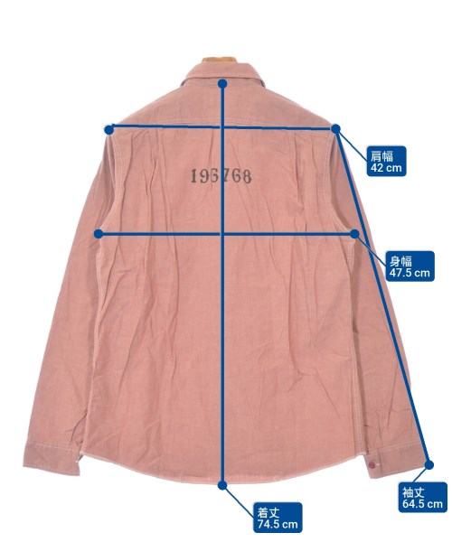 PHIGVEL（フィグベル）カジュアルシャツ 茶 サイズ:2(M位) メンズ/2200654003046