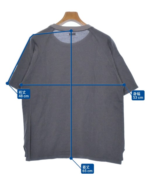 PHIGVEL（フィグベル）Tシャツ・カットソー グレー サイズ:2(M位) メンズ/2200659277268
