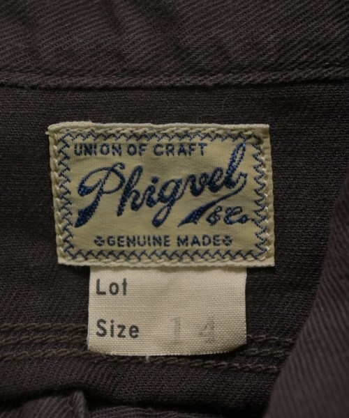 PHIGVEL（フィグベル）カジュアルシャツ 黒 サイズ:14(S位) メンズ/2200651609012