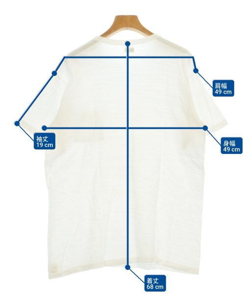 PHIGVEL（フィグベル）Tシャツ・カットソー 白 サイズ:40(L位) メンズ