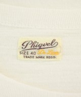 PHIGVEL（フィグベル）Tシャツ・カットソー 白 サイズ:40(L位) メンズ/2200703886217