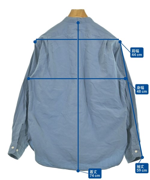 PHIGVEL（フィグベル）カジュアルシャツ 青 サイズ:1(S位) メンズ/2200662514039