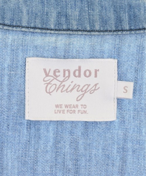 Vendor Things（ベンダーシングス）カジュアルシャツ 青 サイズ:S メンズ/2200714608242
