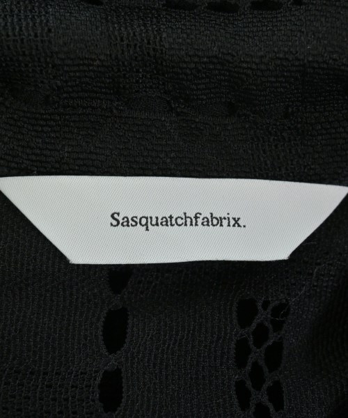 Sasquatchfabrix.（サスクワァッチファブリックス）カジュアルシャツ 黒 サイズ:XL メンズ/2200636233041