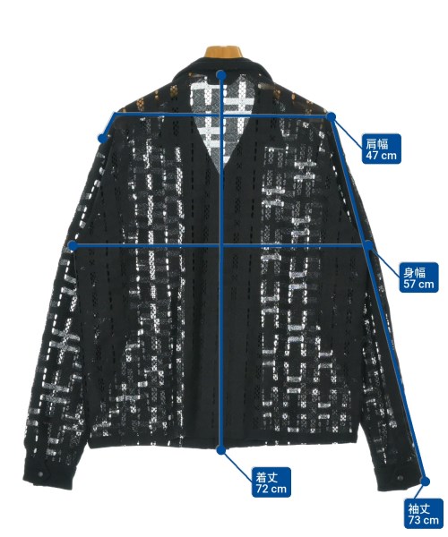 Sasquatchfabrix.（サスクワァッチファブリックス）カジュアルシャツ 黒 サイズ:XL メンズ/2200636233041