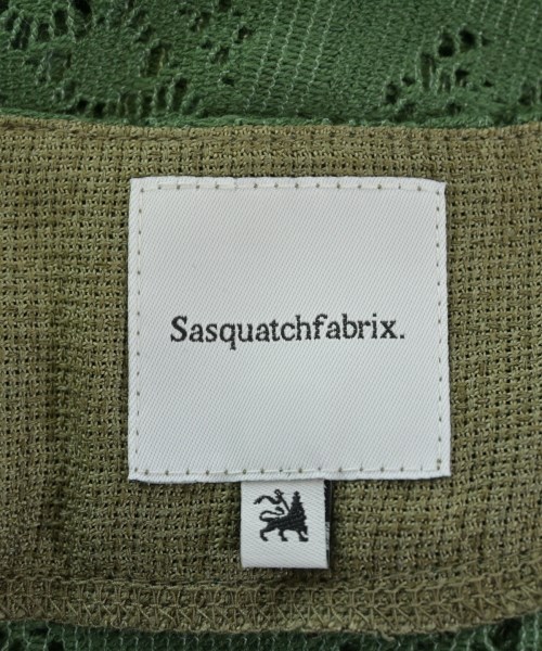 Sasquatchfabrix.（サスクワァッチファブリックス）カジュアルシャツ 緑 サイズ:XL メンズ/2200636233058