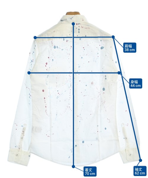 Sasquatchfabrix.（サスクワァッチファブリックス）カジュアルシャツ 白 サイズ:S メンズ/2200627521584