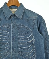 Sasquatchfabrix.（サスクワァッチファブリックス）カジュアルシャツ 青 サイズ:S メンズ/2200641800153