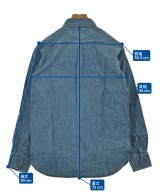 Sasquatchfabrix.（サスクワァッチファブリックス）カジュアルシャツ 青 サイズ:S メンズ/2200641800153