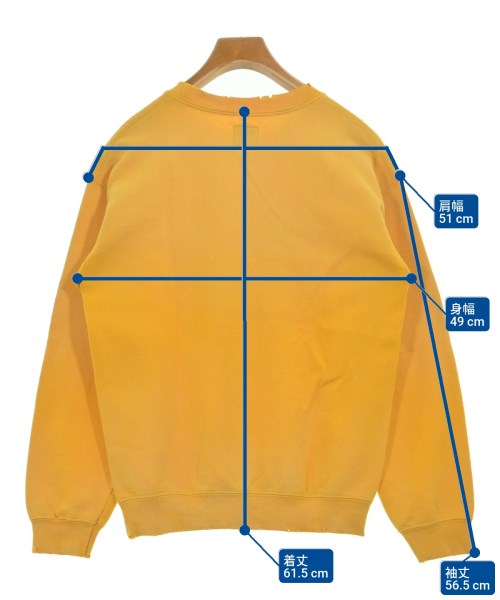 Sasquatchfabrix.（サスクワァッチファブリックス）スウェット 黄 サイズ:S メンズ/2200681090125