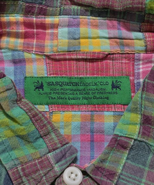 Sasquatchfabrix.（サスクワァッチファブリックス）カジュアルシャツ 緑 サイズ:XL メンズ/2200652614046