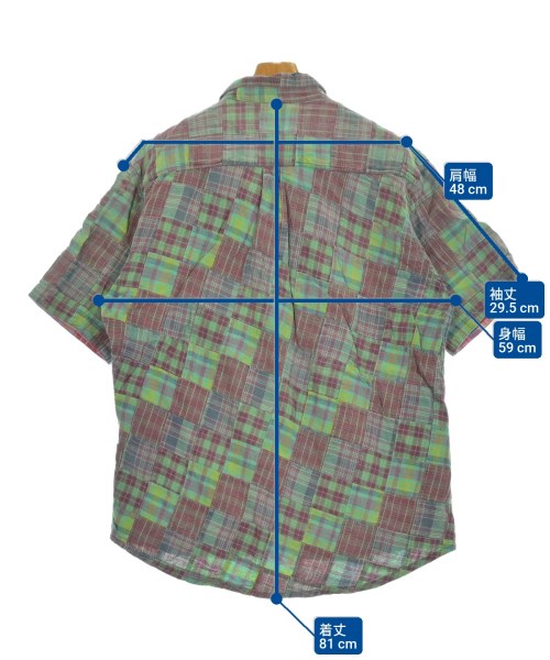 Sasquatchfabrix.（サスクワァッチファブリックス）カジュアルシャツ 緑 サイズ:XL メンズ/2200652614046