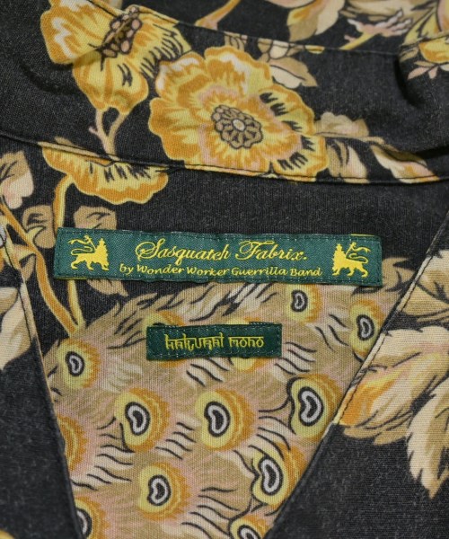 Sasquatchfabrix.（サスクワァッチファブリックス）カジュアルシャツ 黒 サイズ:XL メンズ/2200652614053