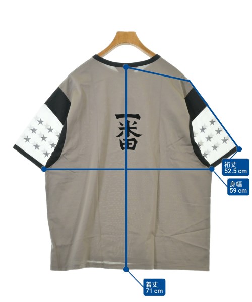 Sasquatchfabrix.（サスクワァッチファブリックス）Tシャツ・カットソー ベージュ サイズ:XL メンズ/2200661949092