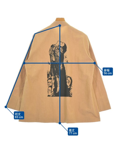 Sasquatchfabrix.（サスクワァッチファブリックス）カジュアルシャツ 茶 サイズ:M メンズ/2200671290054