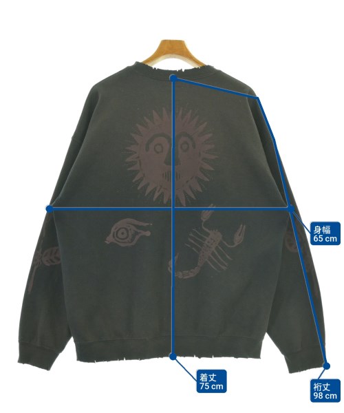 Sasquatchfabrix.（サスクワァッチファブリックス）スウェット 黒 サイズ:XL メンズ/2200682151481