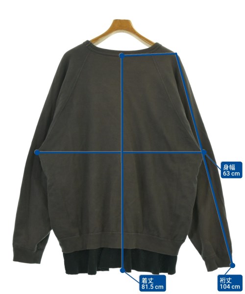 Sasquatchfabrix.（サスクワァッチファブリックス）スウェット 茶 サイズ:XL メンズ/2200691570198