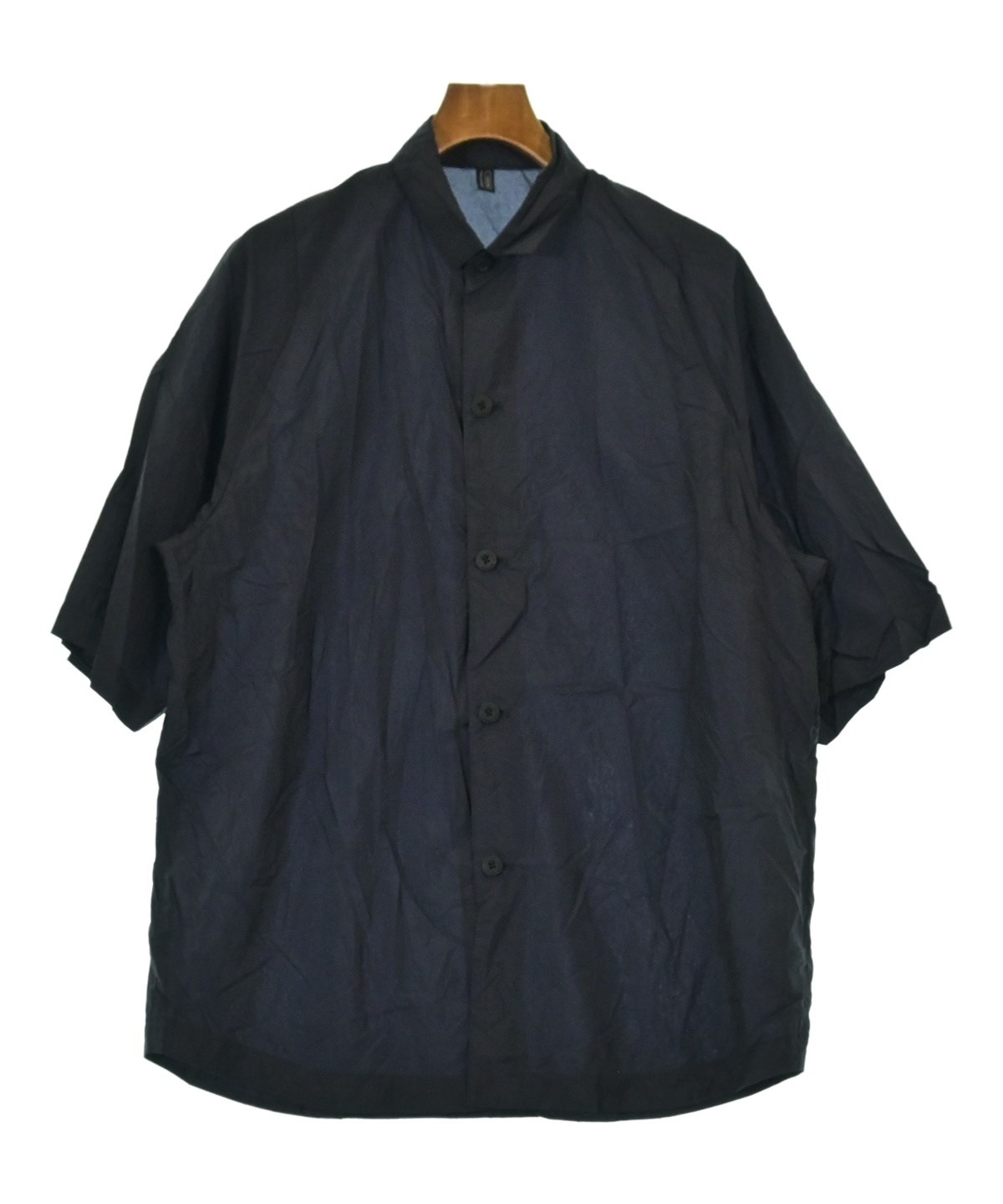 TEATORA テアトラ カジュアルシャツ メンズ 【古着】【中古】 TEATORA（テアトラ）カジュアルシャツ 紺 サイズ:3(L位) メンズ