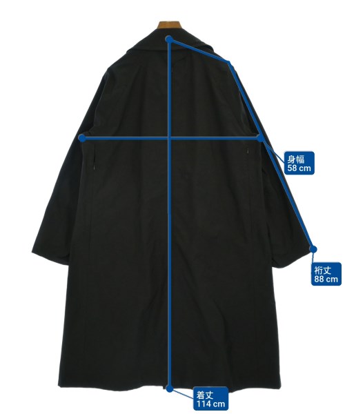 TEATORA（テアトラ）ステンカラーコート 黒 サイズ:3(L位) メンズ/2200642994035