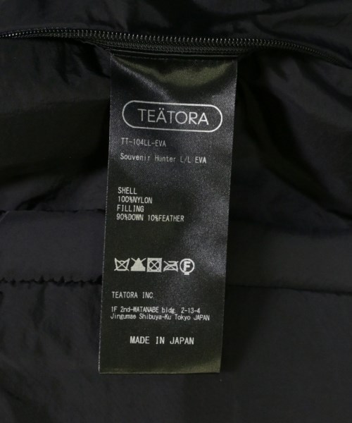 TEATORA（テアトラ）ダウンコート 黒 サイズ:F メンズ/2200627408014