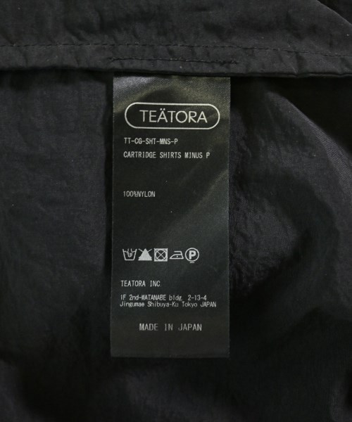 TEATORA（テアトラ）カジュアルシャツ 黒 サイズ:2(M位) メンズ/2200708425046