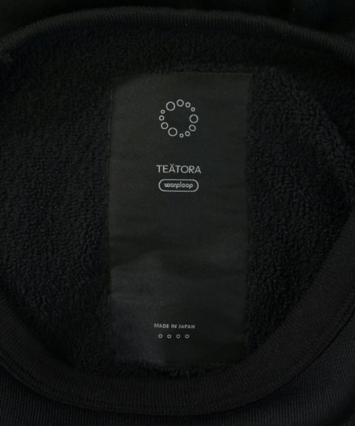 TEATORA（テアトラ）スウェット 黒 サイズ:4(XL位) メンズ/2200716899204