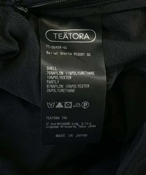 TEATORA（テアトラ）ショートパンツ 黒 サイズ:2(M位) メンズ/2200709293057