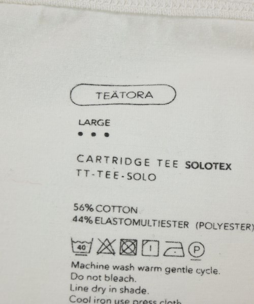 TEATORA（テアトラ）Tシャツ・カットソー 白 サイズ:L メンズ/2200664222345