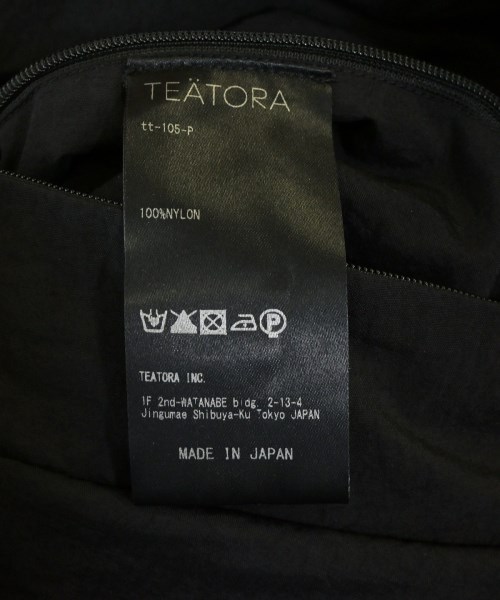 TEATORA（テアトラ）チェスターコート 黒 サイズ:4(XL位) メンズ/2200717657018