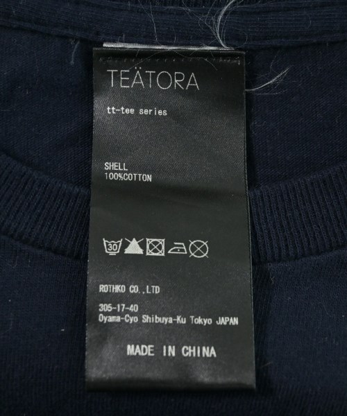 TEATORA（テアトラ）Tシャツ・カットソー 紺 サイズ:L メンズ/2200721310121